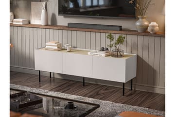 Akie TV-bænk 150 cm - Beige - Møbler - TV borde & mediemøbler - TV-borde