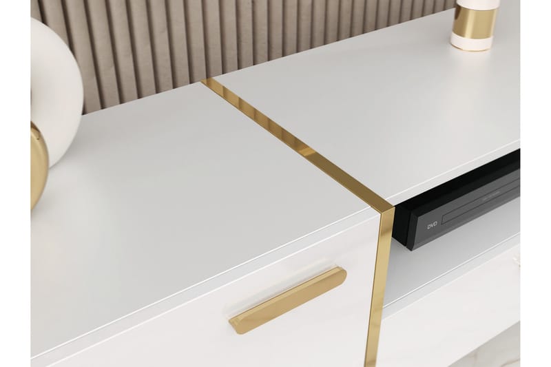 Akihiko TV-bænk 154 cm - Cashmere - Møbler - TV borde & mediemøbler - TV-borde