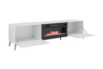 Akihiko TV-bænk 214 cm - Hvid - Møbler - TV borde & mediemøbler - TV-borde