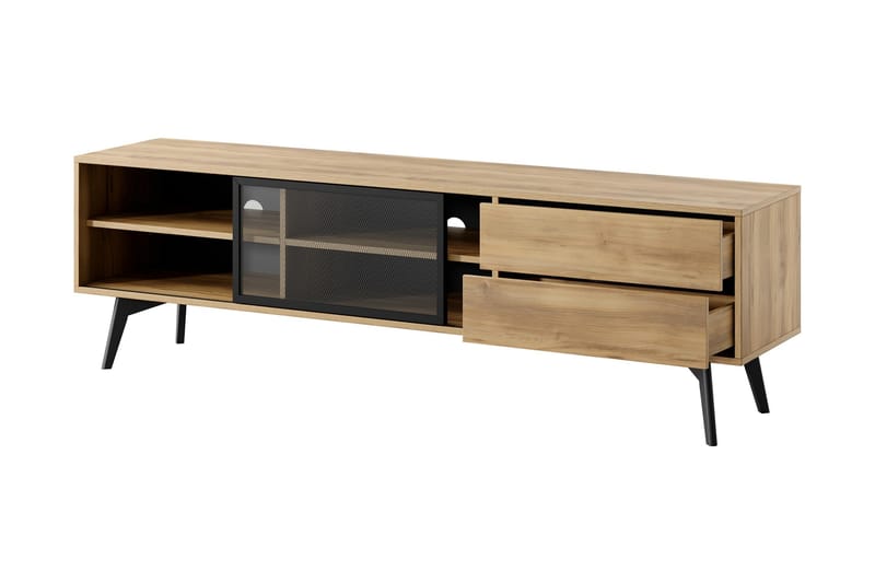 Akihiro TV-bænk 181 cm - Brun - Møbler - TV borde & mediemøbler - TV-borde