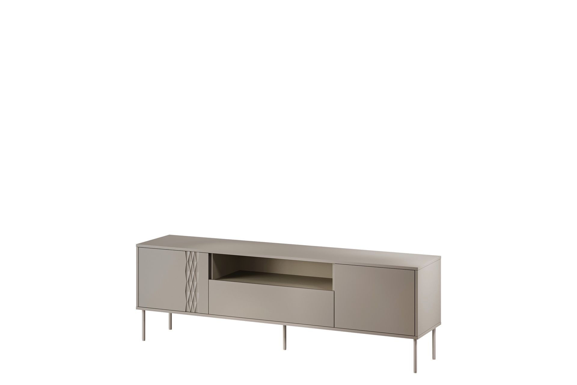 Akiko TV-bænk 180 cm - Beige - Møbler - TV borde & mediemøbler - TV-borde