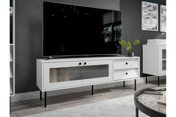 Akilesh TV-bænk 150 cm - Hvid - Møbler - TV borde & mediemøbler - TV-borde
