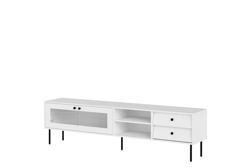 Akilesh TV-bænk 200 cm, Hvid