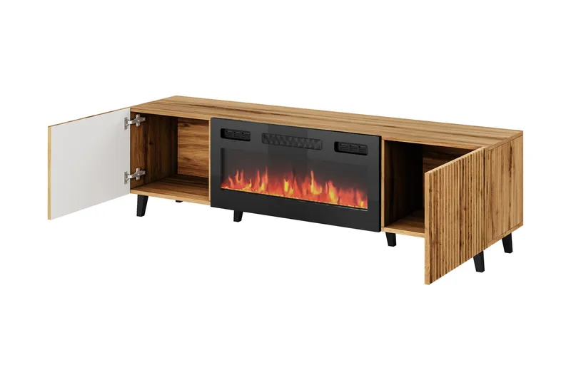 Akimasa TV-bænk 181 cm - Natur - Møbler - TV borde & mediemøbler - TV-borde