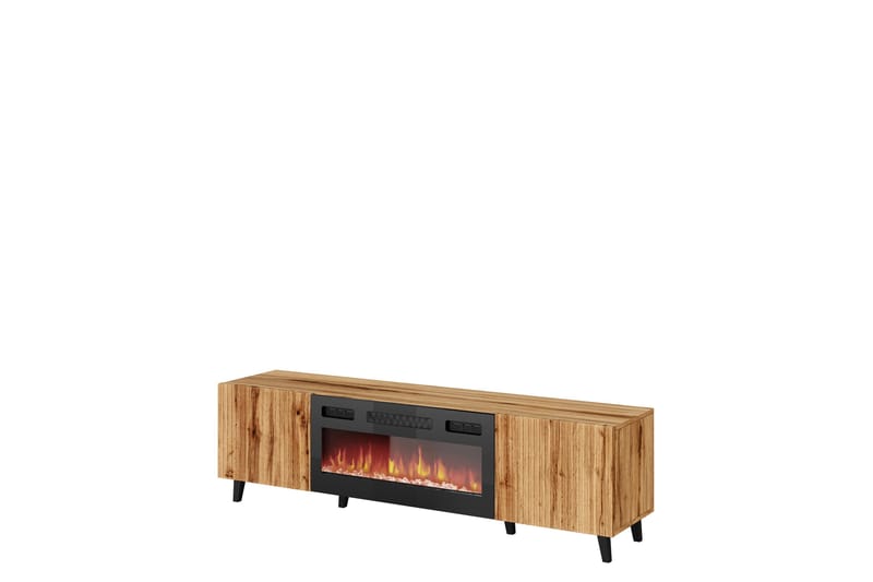 Akimasa TV-bænk 181 cm - Natur - Møbler - TV borde & mediemøbler - TV-borde