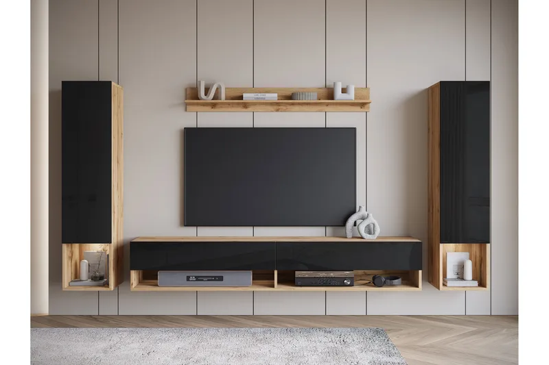 Amadeo TV-møbelsæt - Brun - Møbler - TV borde & mediemøbler - Tv-møbelsæt