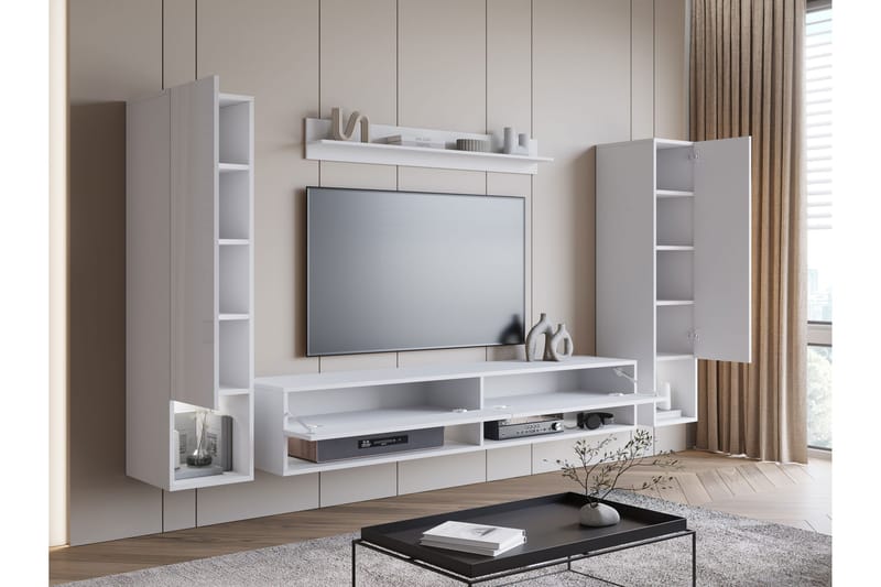 Amadeo TV-møbelsæt - Brun - Møbler - TV borde & mediemøbler - Tv-møbelsæt