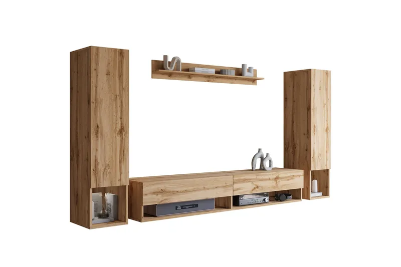 Amadeo TV-møbelsæt - Brun - Møbler - TV borde & mediemøbler - Tv-møbelsæt