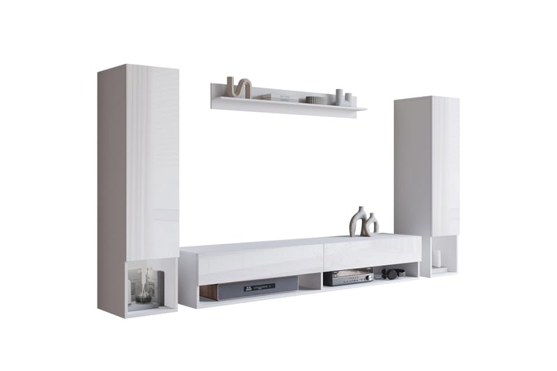 Amadeo TV-møbelsæt - Hvid - Møbler - TV borde & mediemøbler - Tv-møbelsæt