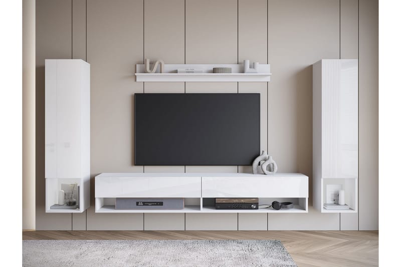 Amadeo TV-møbelsæt - Hvid - Møbler - TV borde & mediemøbler - Tv-møbelsæt