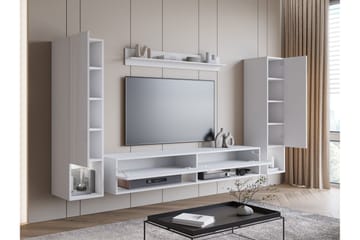 Amadeo TV-møbelsæt - Mørkegrå / Hvid - Møbler - TV borde & mediemøbler - Tv-møbelsæt