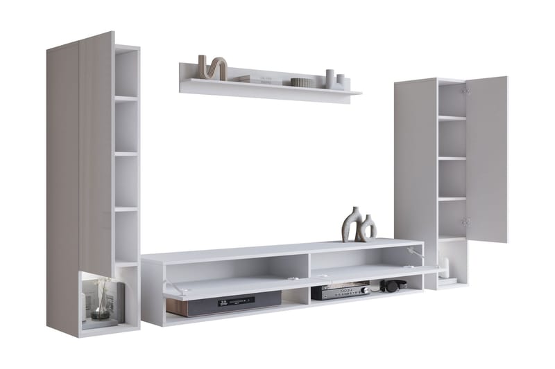 Amadeo TV-møbelsæt - Sort - Møbler - TV borde & mediemøbler - Tv-møbelsæt