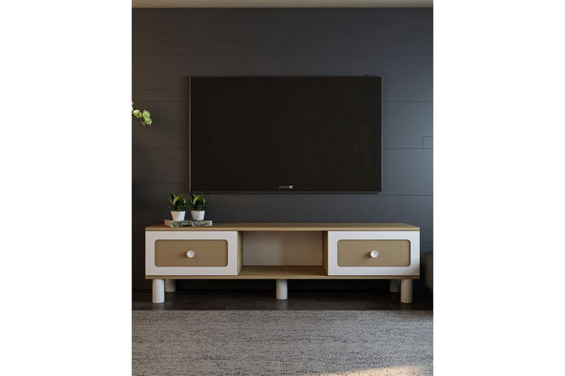 Amarinda TV-bord 150 cm - Brun - Møbler - TV borde & mediemøbler - TV-borde