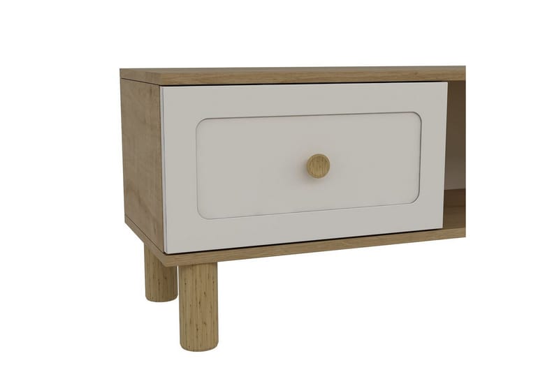 Amarinda TV-bord 150 cm - Brun/Hvid - Møbler - TV borde & mediemøbler - TV-borde