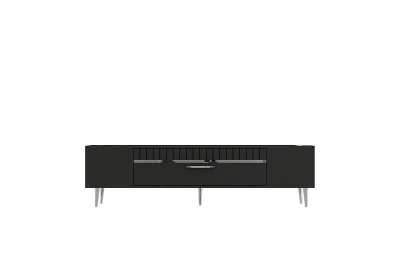 Anira TV-bænk 150 cm - Antracit/Sølv - Møbler - TV borde & mediemøbler - TV-borde