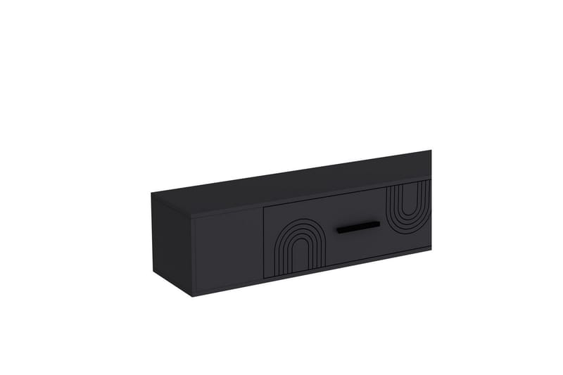 Avryn TV-bænk 150 cm - Antracit - Møbler - TV borde & mediemøbler - TV-borde