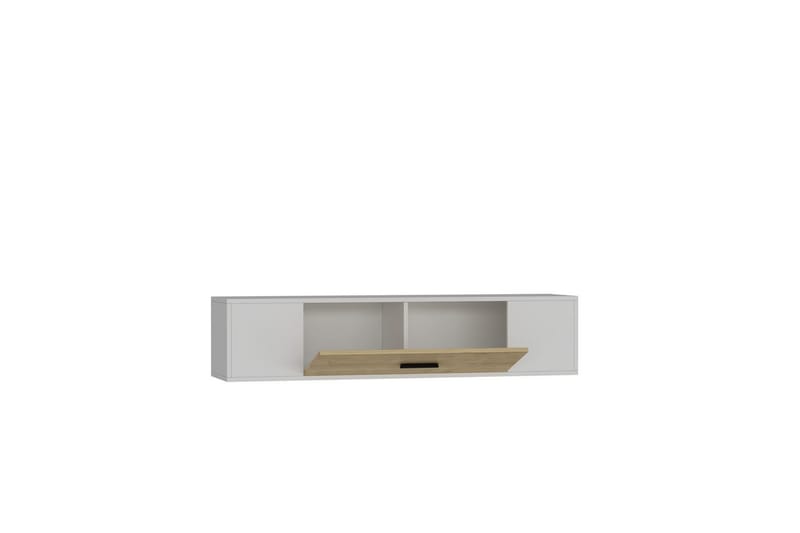 Avryn TV-bænk 150 cm - Hvid/Eg - Møbler - TV borde & mediemøbler - TV-borde