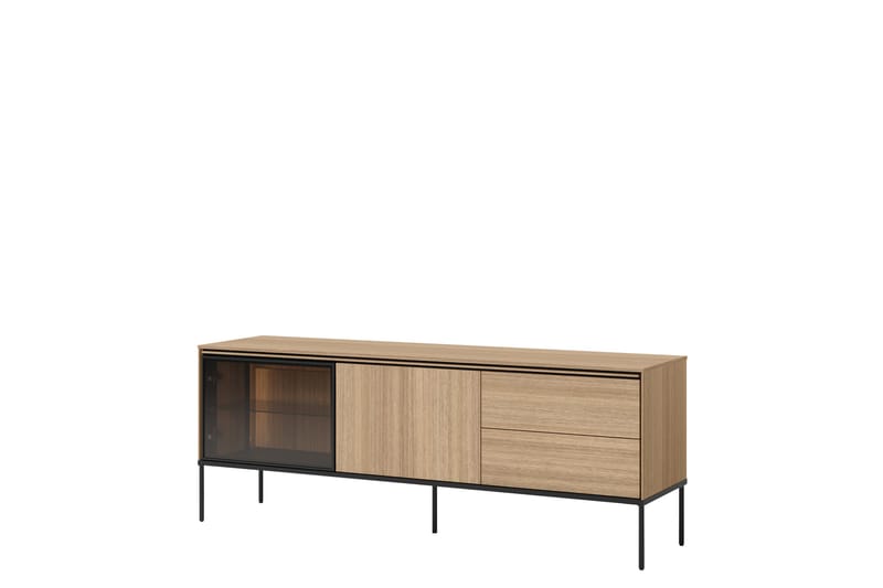 Basici TV-bænk 167x41 cm - Brun - Møbler - TV borde & mediemøbler - TV-borde