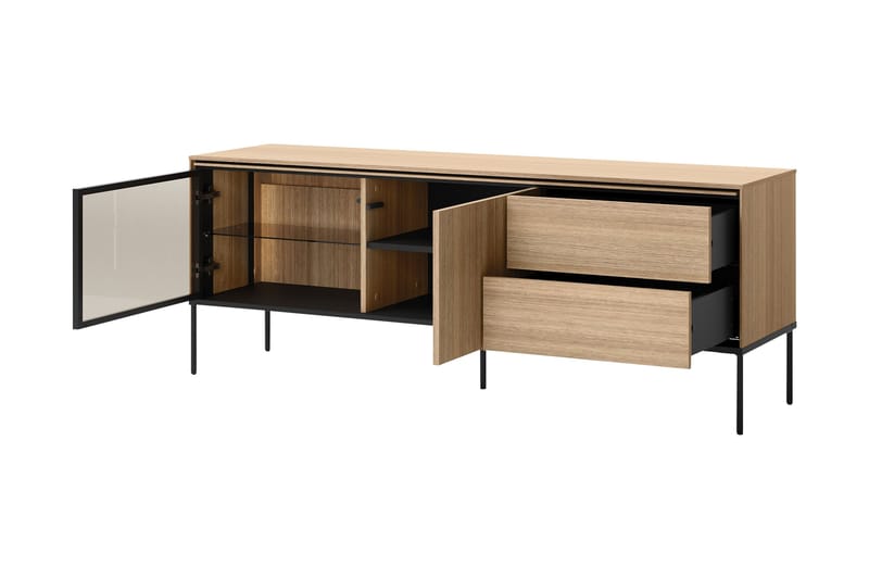 Basici TV-bænk 167x41 cm - Brun - Møbler - TV borde & mediemøbler - TV-borde