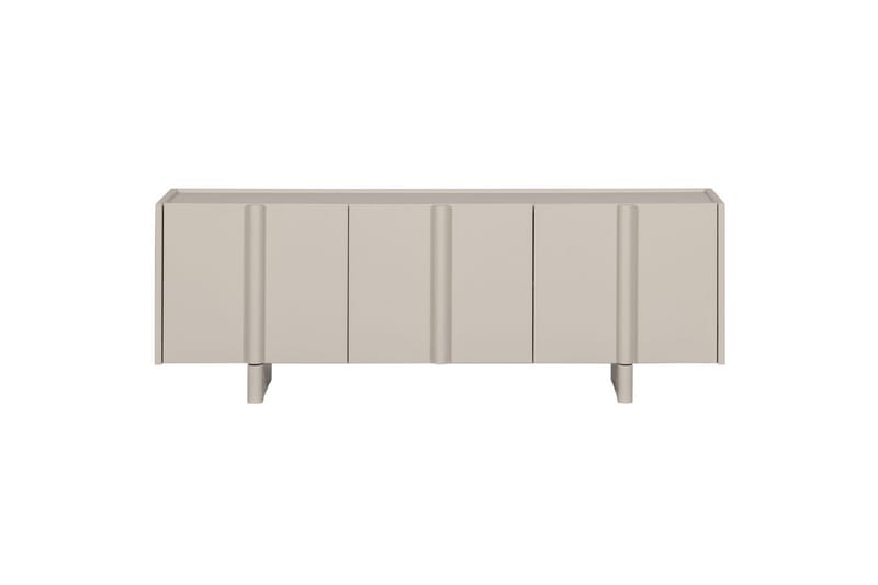 Basu Fritstående Tv-bord 152 cm med Opbevaring i Lyst Træ - Beige - Møbler - TV borde & mediemøbler - TV-borde