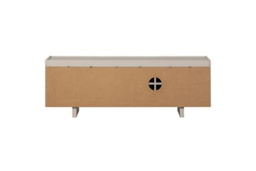Basu Fritstående Tv-bord 152 cm med Opbevaring i Lyst Træ - Beige - Møbler - TV borde & mediemøbler - TV-borde