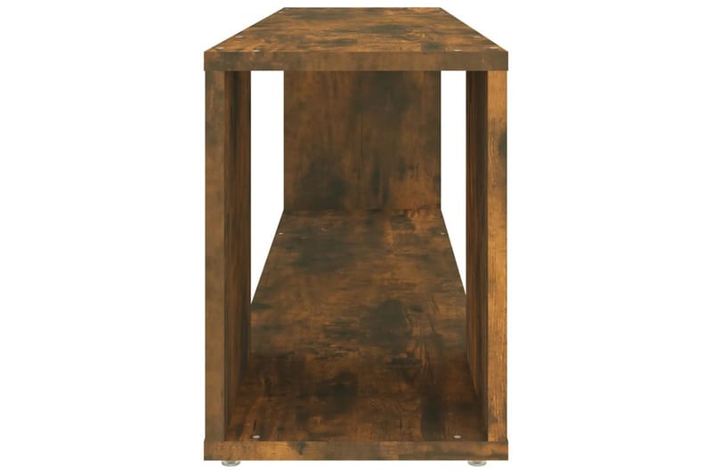 beBasic tv-bord 100x24x32 cm konstrueret træ røget egetræ - Brun - TV-borde