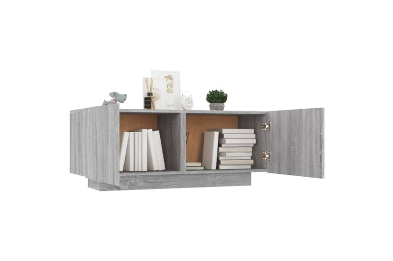 beBasic tv-bord 100x35x40 cm konstrueret træ grå sonoma-eg - GrÃ¥ - Møbler - TV borde & mediemøbler - TV-borde
