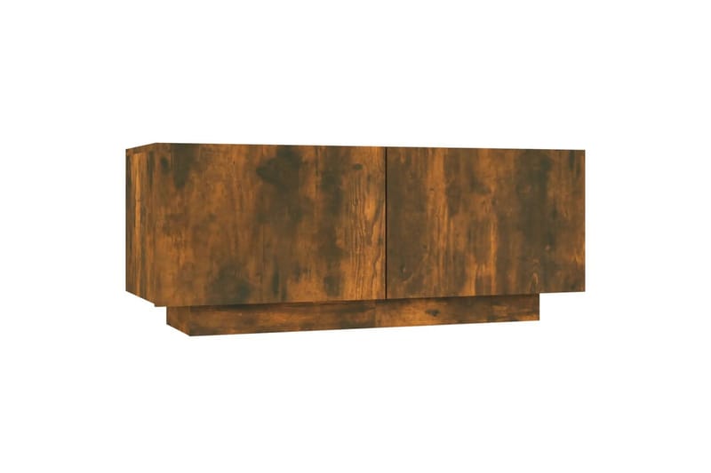beBasic tv-bord 100x35x40 cm konstrueret træ røget egetræsfarve - Brun - Møbler - TV borde & mediemøbler - TV-borde