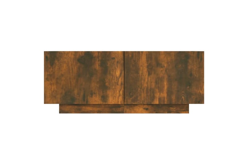 beBasic tv-bord 100x35x40 cm konstrueret træ røget egetræsfarve - Brun - TV-borde