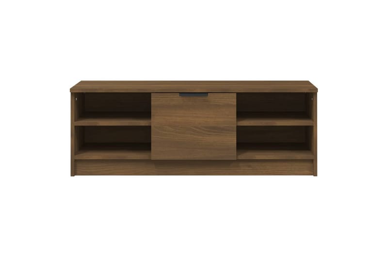beBasic tv-bord 102x35,5x36,5 cm konstrueret træ brun egetræsfarve - Brun - TV-borde