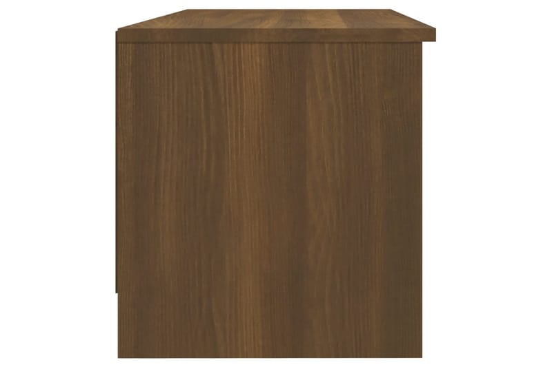 beBasic tv-bord 102x35,5x36,5 cm konstrueret træ brun egetræsfarve - Brun - Møbler - TV borde & mediemøbler - TV-borde