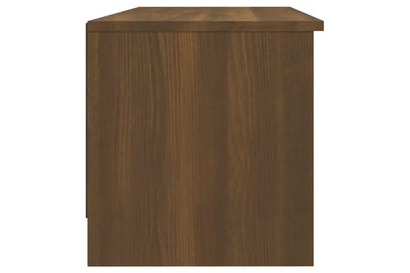 beBasic tv-bord 102x35,5x36,5 cm konstrueret træ brun egetræsfarve - Brun - TV-borde