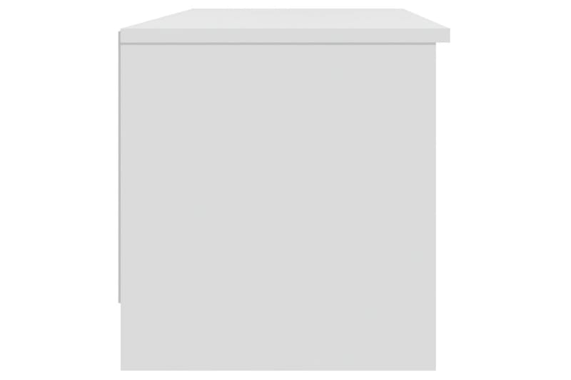 beBasic tv-bord 102x35,5x36,5 cm konstrueret træ hvid - Hvid - TV-borde