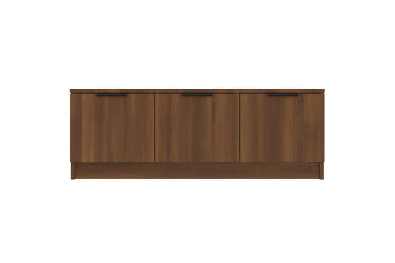 beBasic tv-bord 102x35x36,5 cm konstrueret træ brun egetræsfarve - Brun - TV-borde