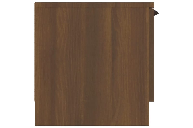 beBasic tv-bord 102x35x36,5 cm konstrueret træ brun egetræsfarve - Brun - Møbler - TV borde & mediemøbler - TV-borde