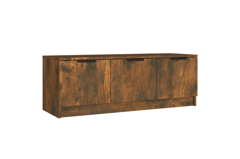 beBasic tv-bord 102x35x36,5 cm konstrueret træ røget egetræsfarve - Brun - Møbler - TV borde & mediemøbler - TV-borde