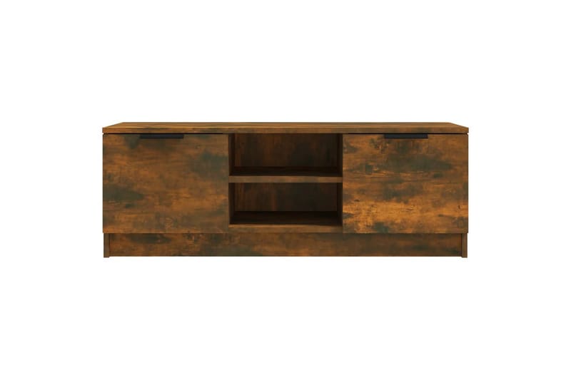 beBasic tv-bord 102x35x36,5 cm konstrueret træ røget egetræsfarve - Brun - Møbler - TV borde & mediemøbler - TV-borde
