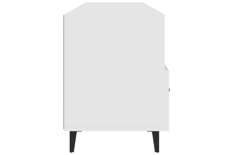 beBasic tv-bord 102x35x50 cm konstrueret træ hvid - Hvid - TV-borde