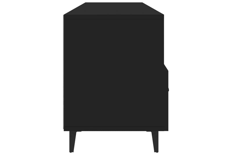 beBasic tv-bord 102x35x50 cm konstrueret træ sort - Sort - TV-borde