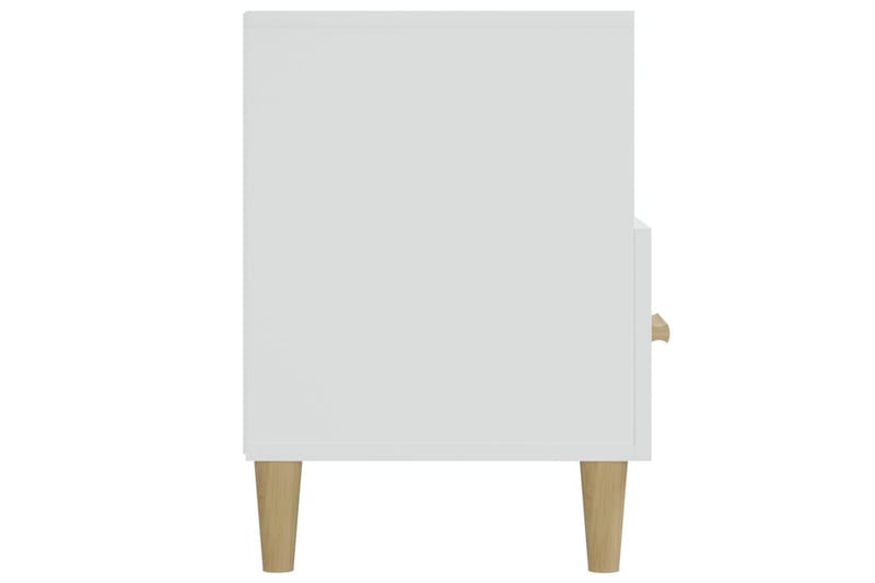 beBasic tv-bord 102x36x50 cm konstrueret træ hvid - Hvid - TV-borde
