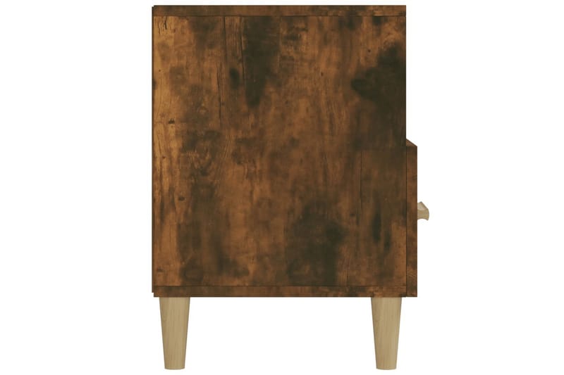 beBasic tv-bord 102x36x50 cm konstrueret træ røget egetræsfarve - Brun - TV-borde