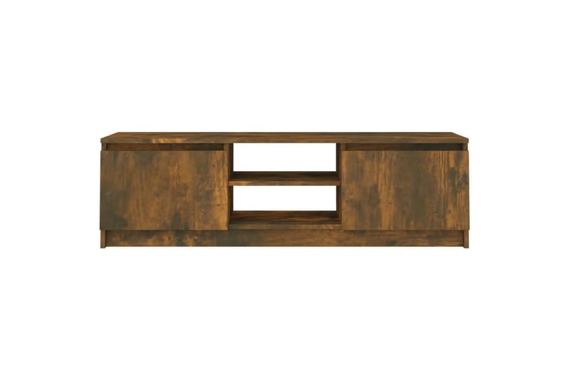 beBasic tv-bord 120x30x35,5 cm konstrueret træ røget egetræsfinish - Brun - Møbler - TV borde & mediemøbler - TV-borde