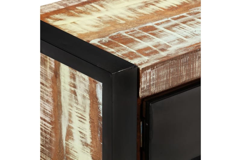 beBasic tv-bord 120x30x40 cm massivt genbrugstræ - Flerfarvet - TV-borde