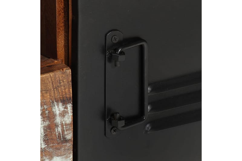 beBasic tv-bord 120x30x40 cm massivt genbrugstræ - Flerfarvet - Møbler - TV borde & mediemøbler - TV-borde