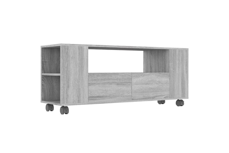 beBasic tv-bord 120x35x43 cm konstrueret træ grå sonoma-eg - GrÃ¥ - TV-borde