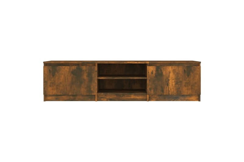 beBasic tv-bord 140x40x35,5 cm konstrueret træ røget egetræsfinish - Brun - Møbler - TV borde & mediemøbler - TV-borde