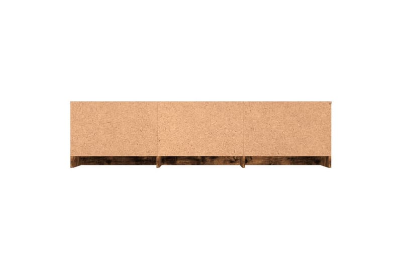 beBasic tv-bord 140x40x35,5 cm konstrueret træ røget egetræsfinish - Brun - Møbler - TV borde & mediemøbler - TV-borde