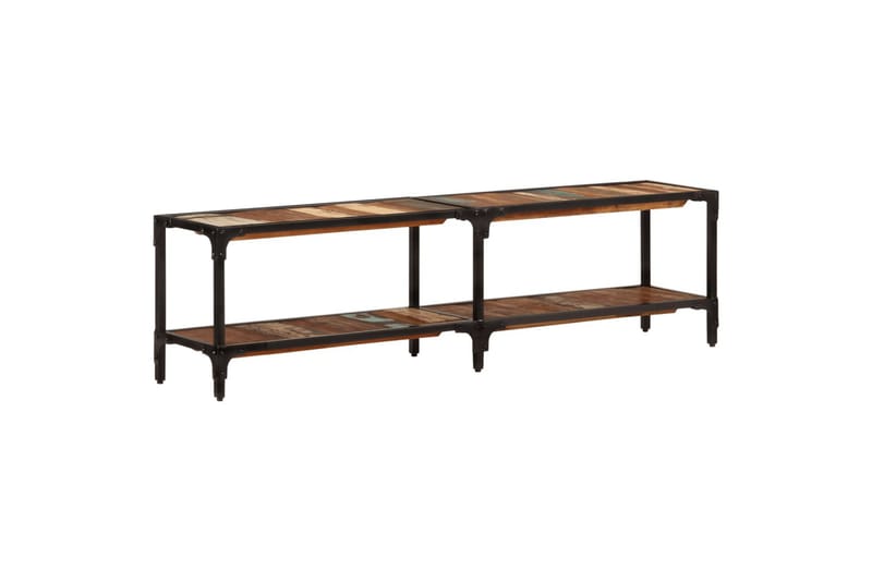 beBasic tv-bord 150x30x41 cm massivt genbrugstræ - Flerfarvet - Møbler - TV borde & mediemøbler - TV-borde