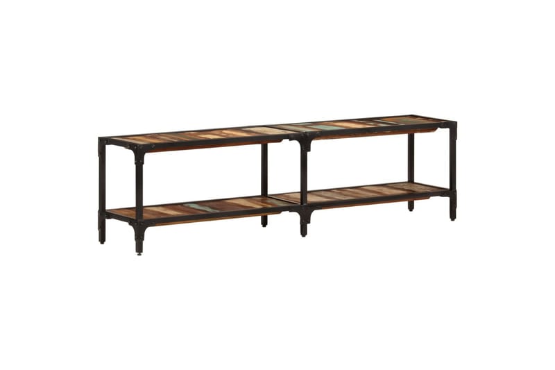 beBasic tv-bord 150x30x41 cm massivt genbrugstræ - Flerfarvet - Møbler - TV borde & mediemøbler - TV-borde