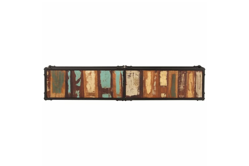beBasic tv-bord 150x30x41 cm massivt genbrugstræ - Flerfarvet - Møbler - TV borde & mediemøbler - TV-borde
